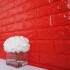 Revestimiento Pared Adhesivo Facil Colocacion Piedra X5 Uni Color Variante Rojo