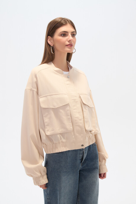 Chaqueta Liscen Beige Claro