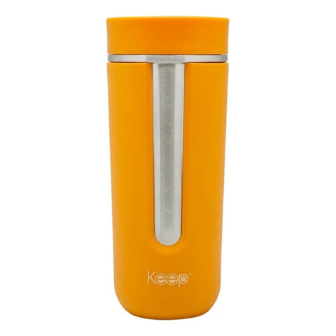 Vaso Térmico Keep Mug Prime 540 Ml Metálico Naranja