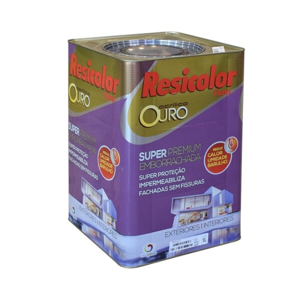 PINTURA IMPERMEABILIZANTE PARA FRENTES BLANCO 18 lts. - RESIFRENT Pintura Impermeabilizante Para Frentes Blanco 18 Lts. - Resifrent