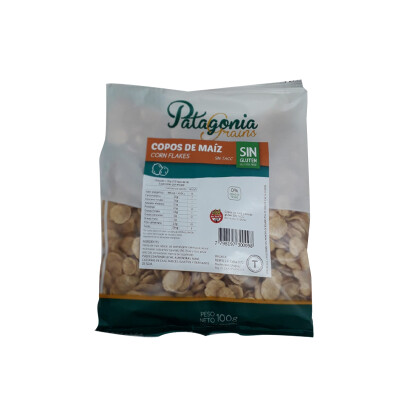 Copos De Maíz con azucar Patagonia Sin Gluten 100g Copos De Maiz Patagonia S/g