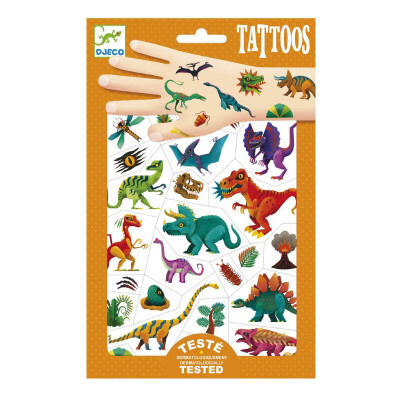 Tatuajes temporales Dino Club Djeco Tatuajes temporales Dino Club Djeco