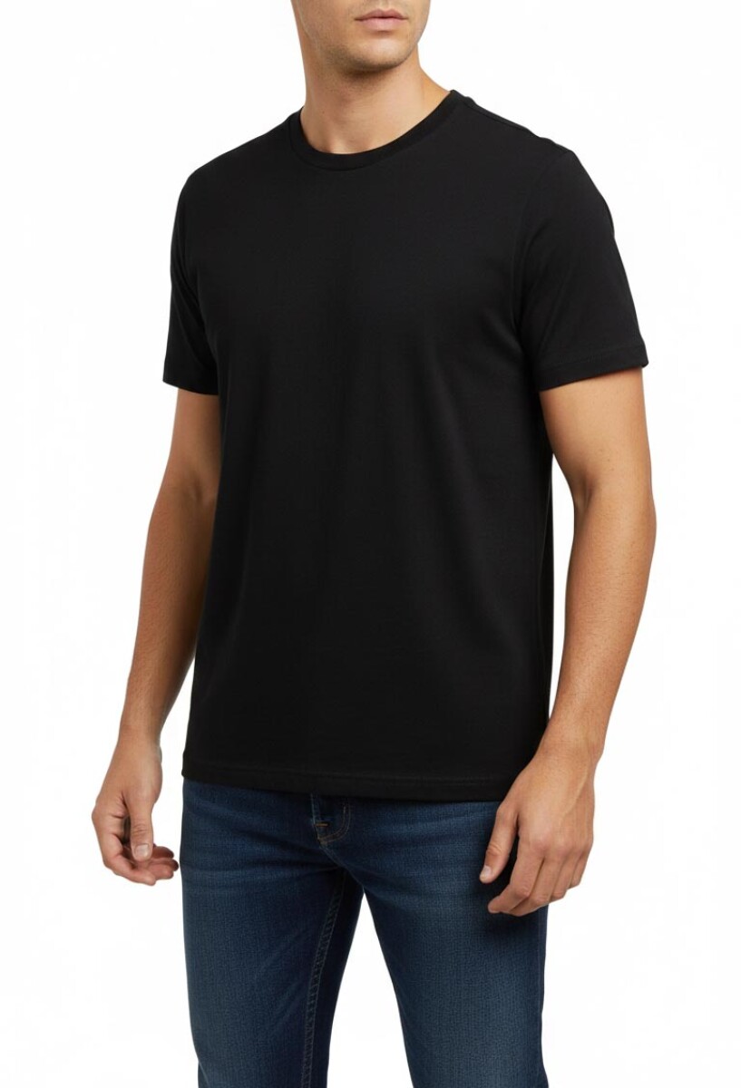 Remera Básica - Negro 