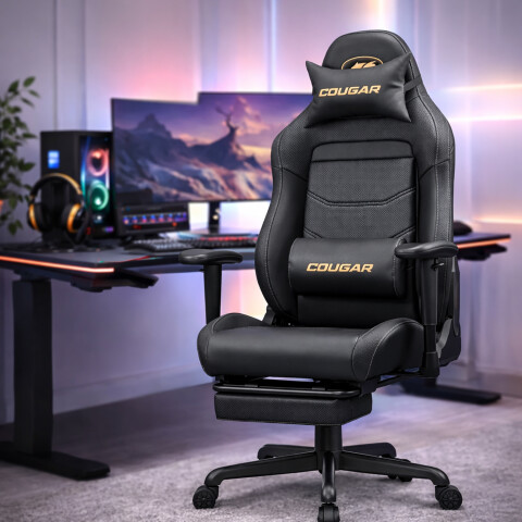 Silla Gamer Cougar Explore Neo Gold Reposa Pies SILLA COUGAR EXPLORE NEO GOLD