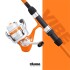 Combo Okuma Vibe Caña 2,10 Mts Naranja