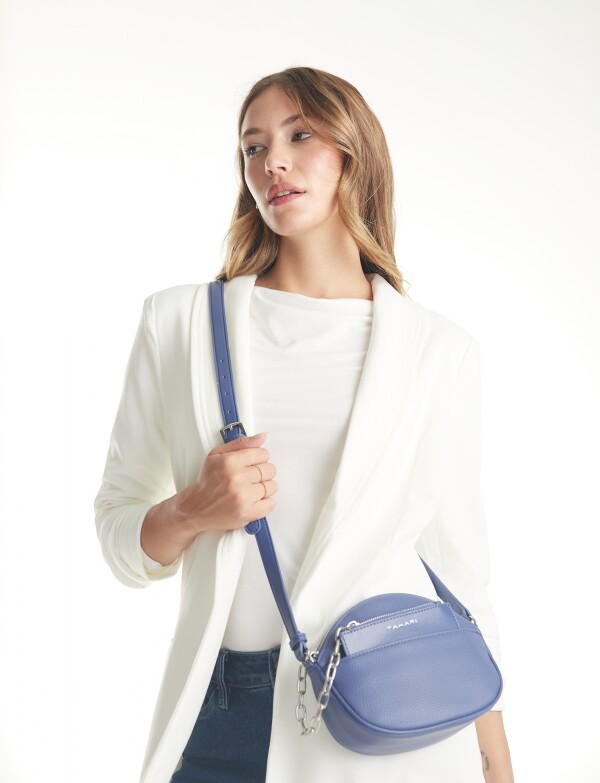 Cartera Crossbody Con Monedero AZUL