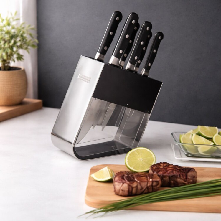 JUEGO DE CUCHILLOS TRAMONTINA CENTURY PROFESIONAL 7 PIEZAS JUEGO DE CUCHILLOS TRAMONTINA CENTURY PROFESIONAL 7 PIEZAS