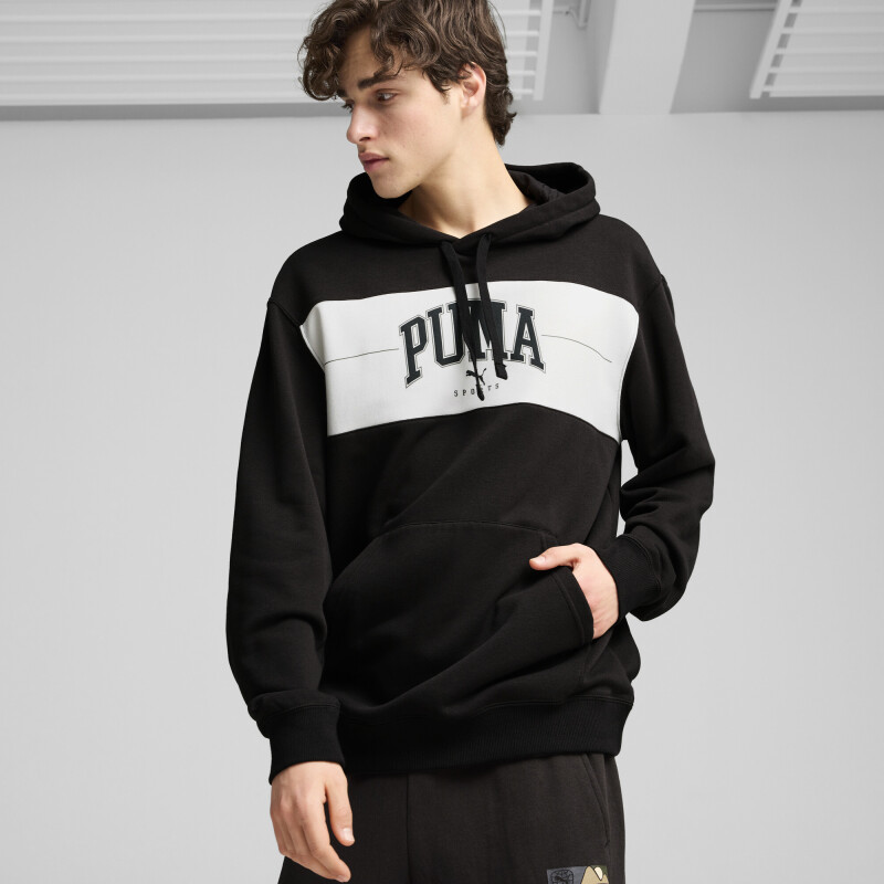 Canguro Puma Squad Hoodie TR de Hombre - 681797 01 Negro