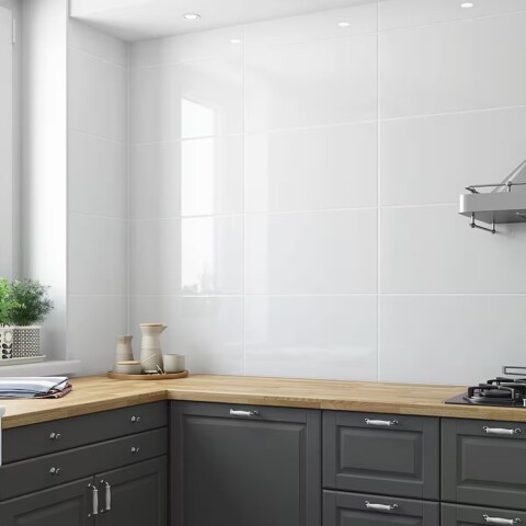 Cerámica Blanco brillo 34X60 Cerámica Blanco Brillo 34x60