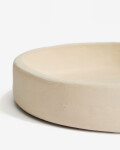 Centro de mesa Mireni de papel maché beige Ø 22,5 cm Centro de mesa Mireni de papel maché beige Ø 22,5 cm