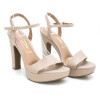 Sandalia Vizzano Taco Alto - 6292.200-7286 Beige