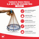 Tarraya para pesca 3,6 mts de diametro Blanca