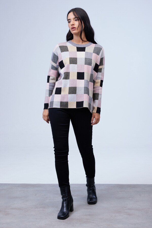 Buzo Colorblock MULTI/ROSA