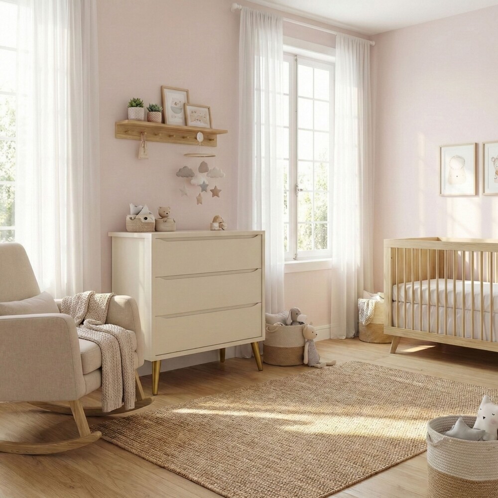 Cómoda 3 cajones Infantil - Theo Gris