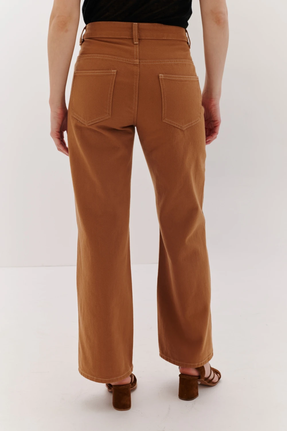 PANTALON ONDAS camel 5