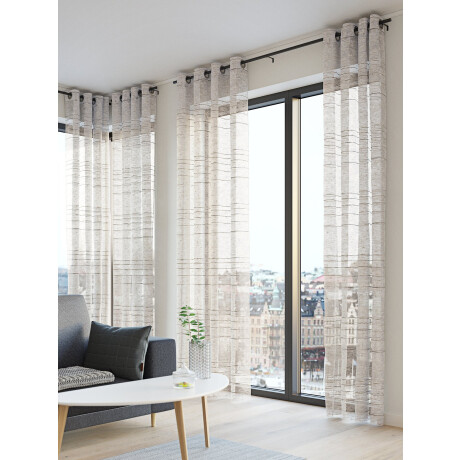 Cortina Langeland 1X140X300 Aspecto Lino Beige