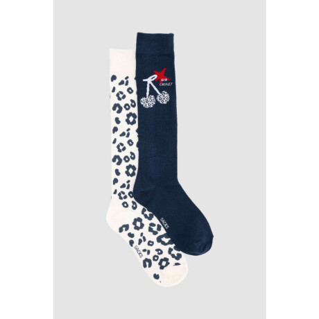 Pack de 2 medias en mezcla de algodón y largo 3/4. ideal par Variante 31