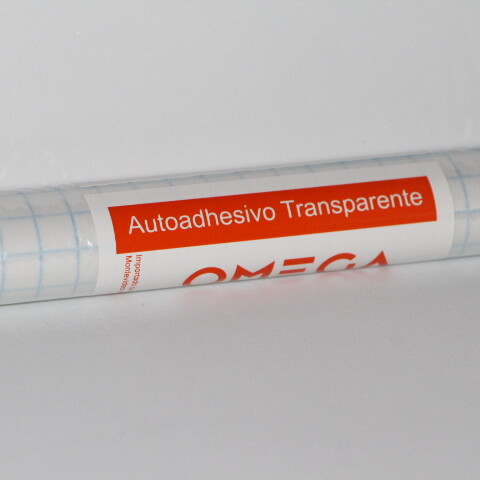 ROLLO ADHESIVO OMEGA 1MT X 45CM TRANSPARENTE ROLLO ADHESIVO OMEGA 1MT X 45CM TRANSPARENTE