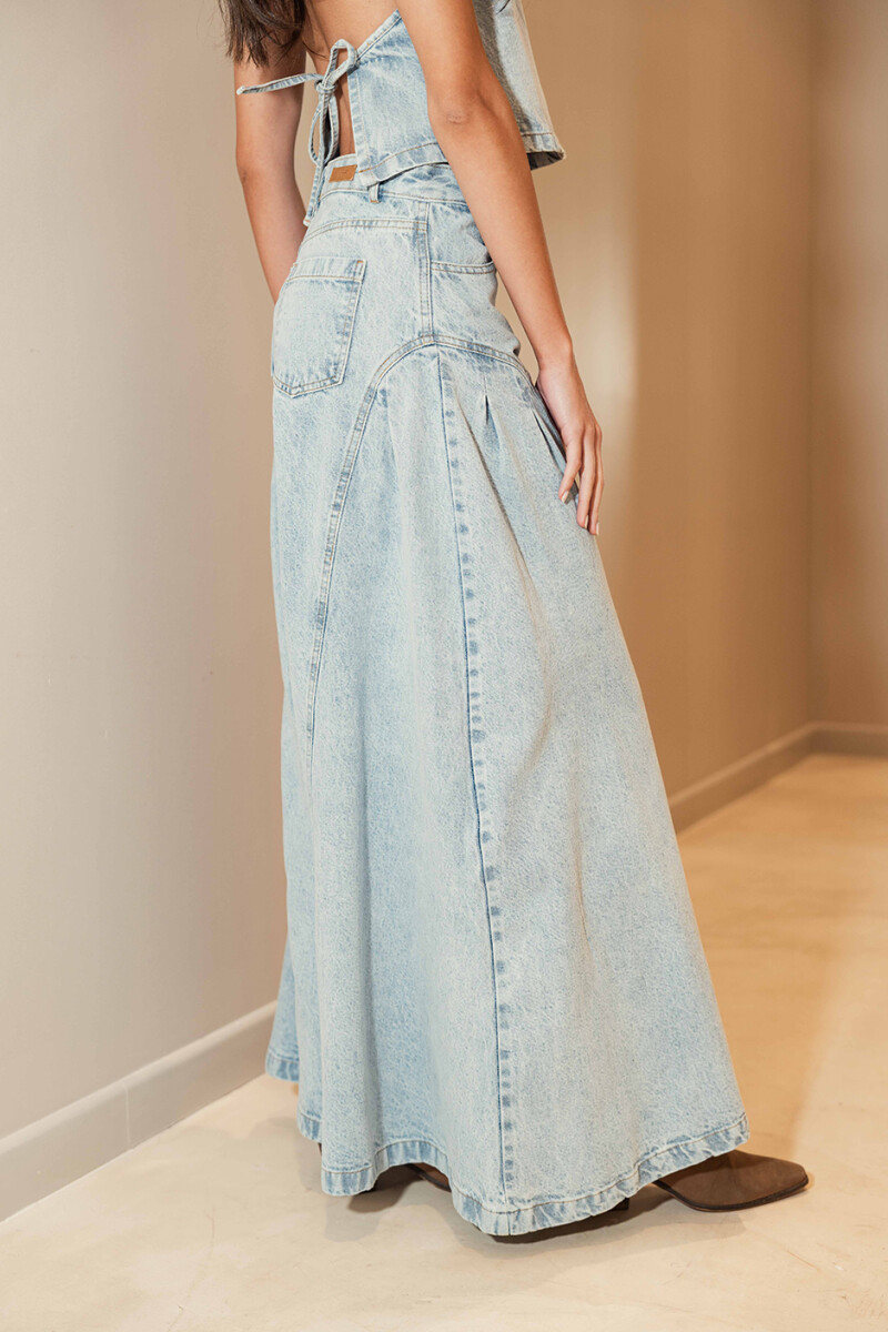 PANTALÓN KAIA ICE BLUE DENIM PANTALÓN KAIA ICE BLUE DENIM
