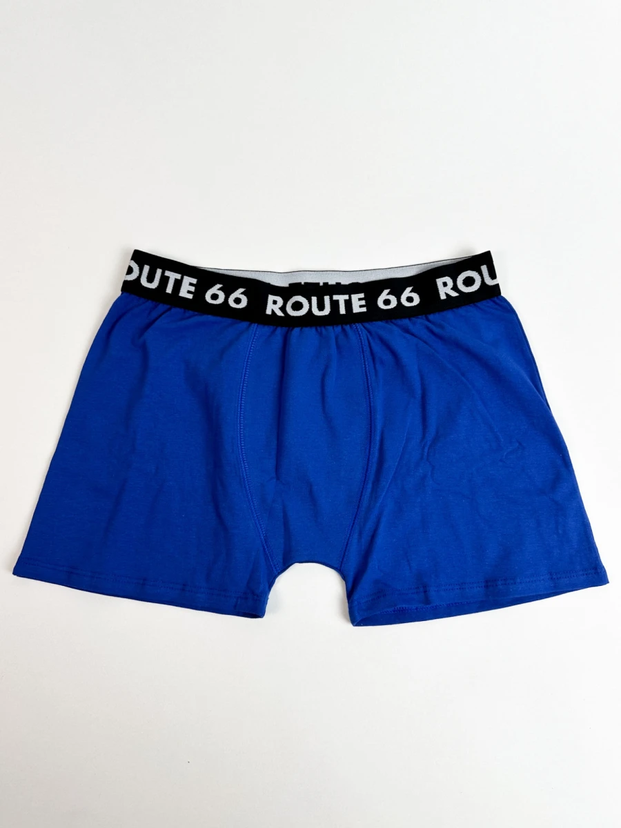 Boxer algodón Liso - Azul Francia 