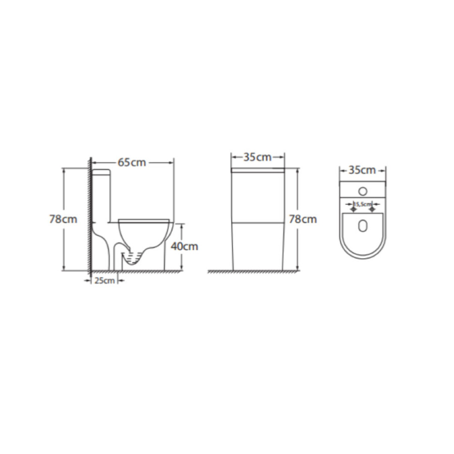 Depósito para Inodoro New Polo Blanco Depósito para Inodoro New Polo Blanco