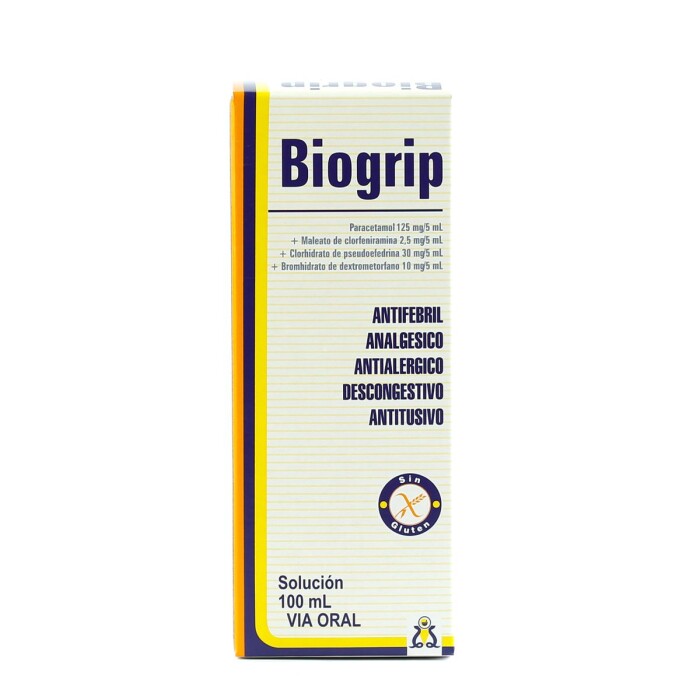BIOGRIP SUSP. FRASCO X 100 ML. única