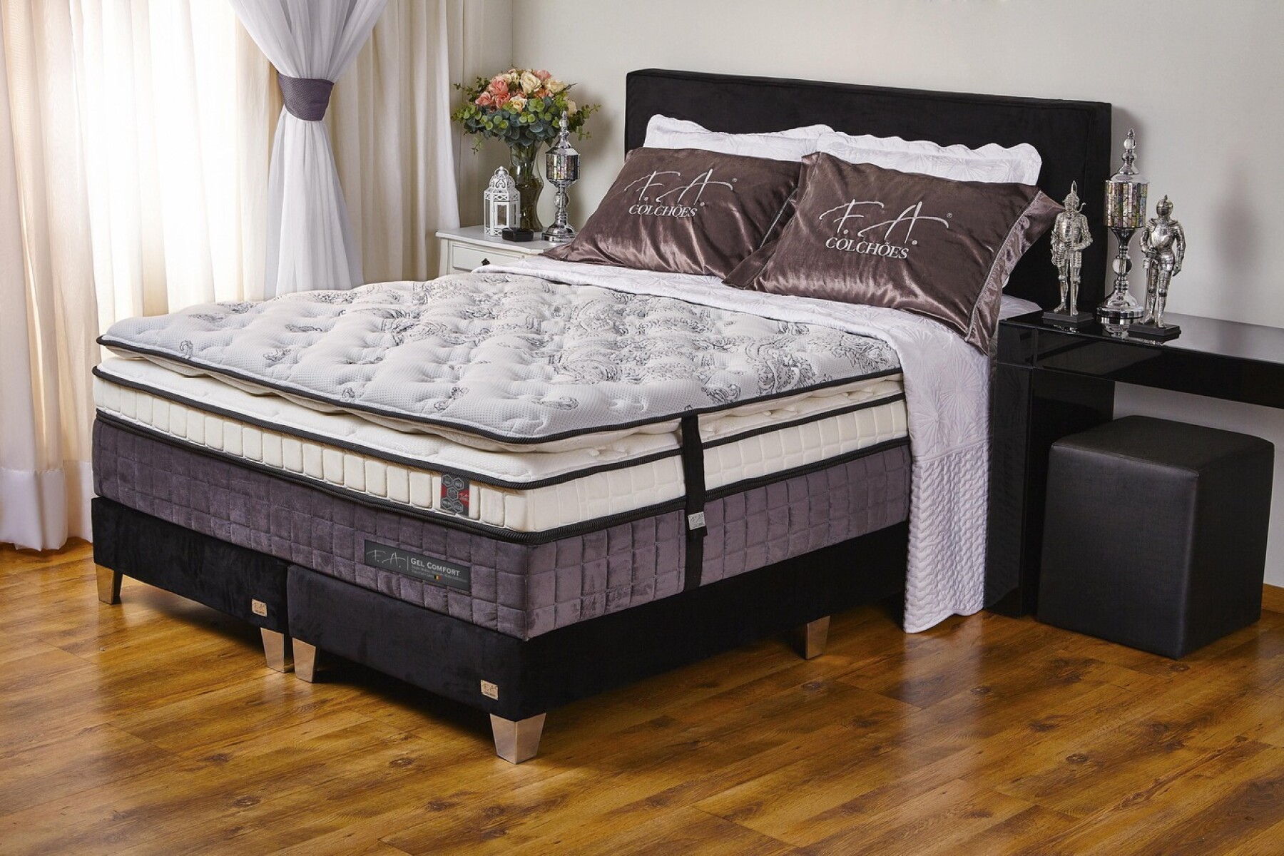 Colchón Gel Confort Queen 158x198x42 