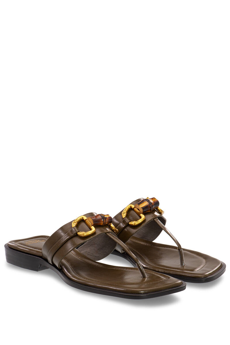 SANDALIA BORA-BORA Verde Oliva