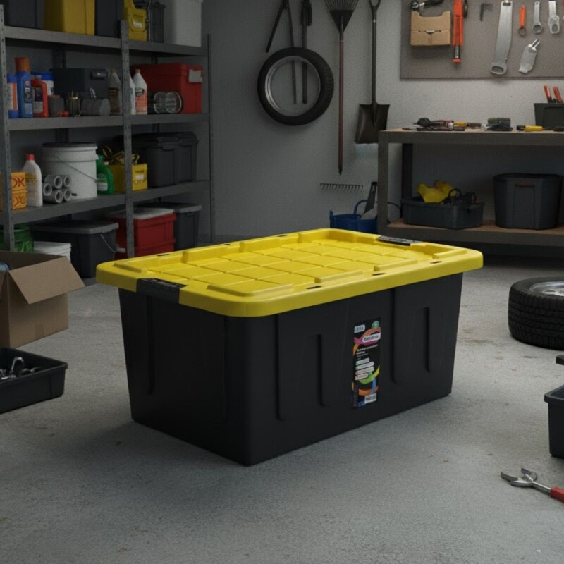 Baúl multiuso 110lts NEGRO