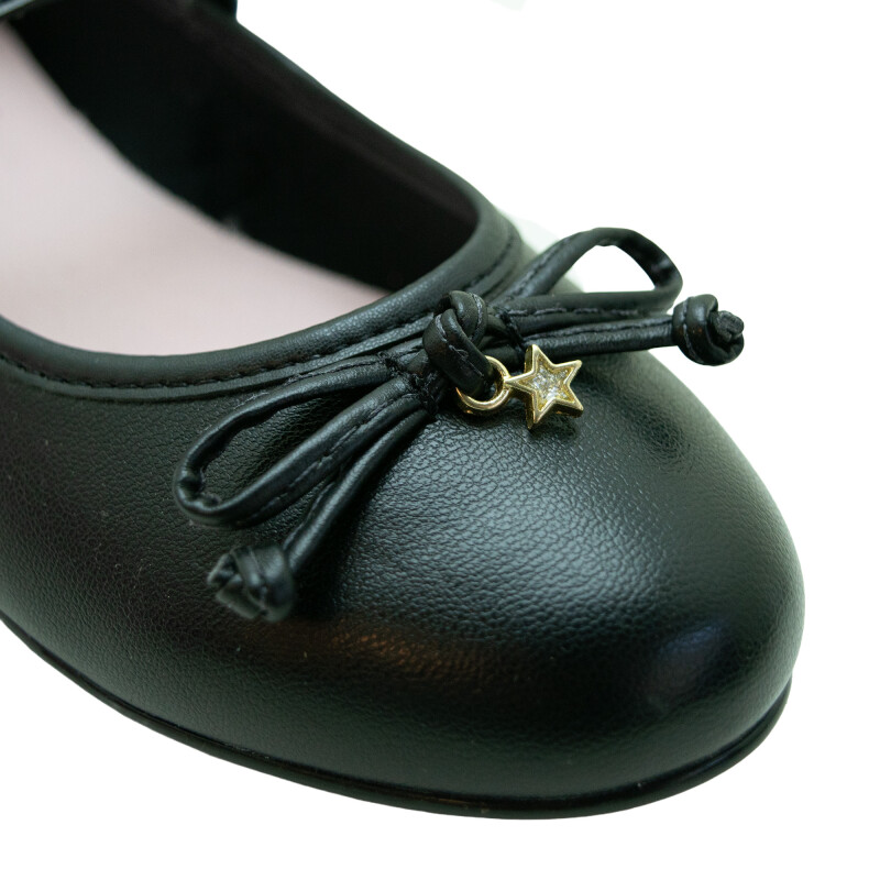 Chatitas Zapatilla Molekinha Infantil de Niños - 2502.1009-9569 Negro