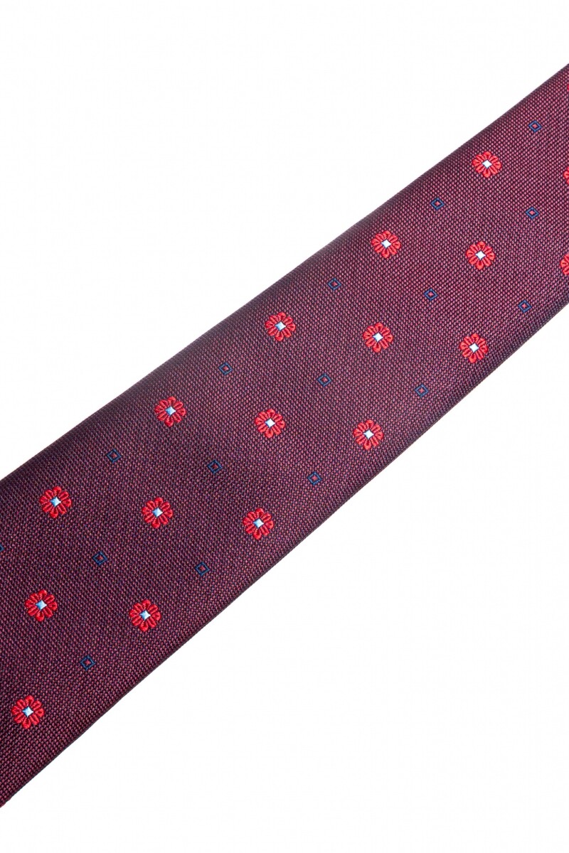 Corbata 8 cm BORDO
