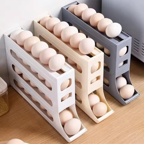 Dispensador organizador de huevos 4 niveles Dispensador Organizador De Huevos 4 Niveles