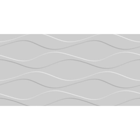 Ceramica Blanco Con Relieve 32X57 Pared GAMAS DE GRIS