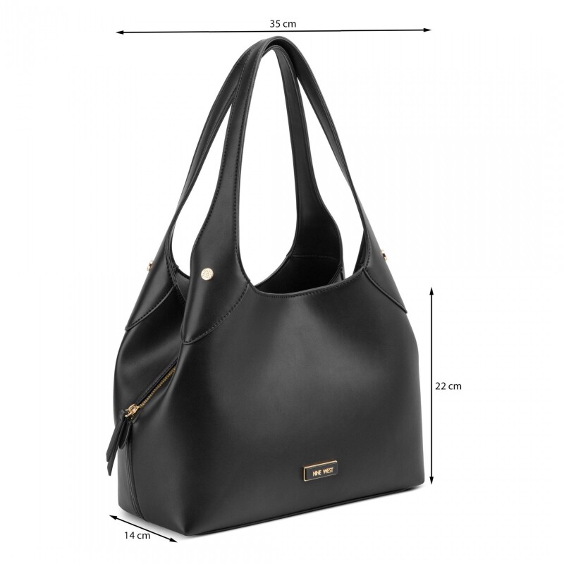 Shoulder Bag Eamon 3 Comp Black
