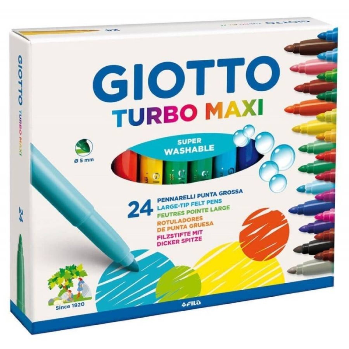 Marcadores Turbo Maxi Giotto x24 