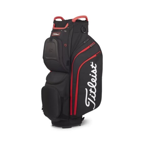 BOLSA TITLEIST CART 15 BLACK /BLACK/RED