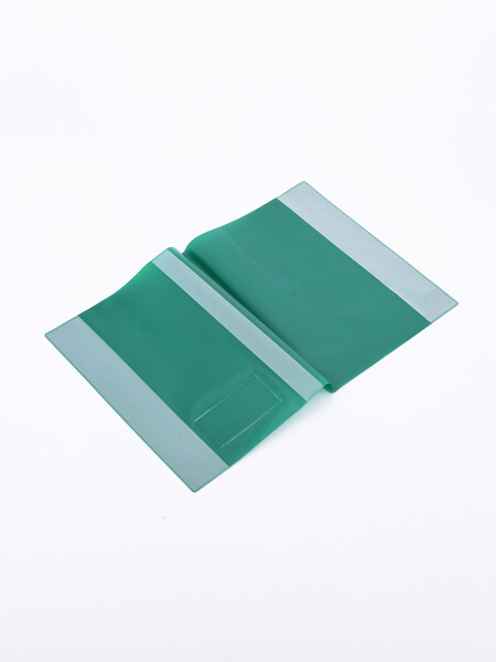 FORRO CUADERNO PVC VERDE