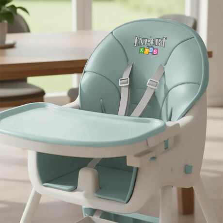Silla De Comer Para Bebé Multiuso 2en1 Sillita Niños Verde