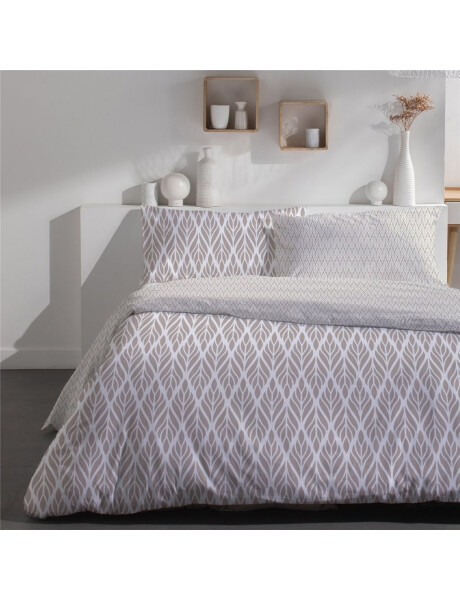 JUEGO DE SABANAS ALGODON 144H QUEEN 160x200+35CM HOJA GRIS JUEGO DE SABANAS ALGODON 144H QUEEN 160x200+35CM HOJA GRIS