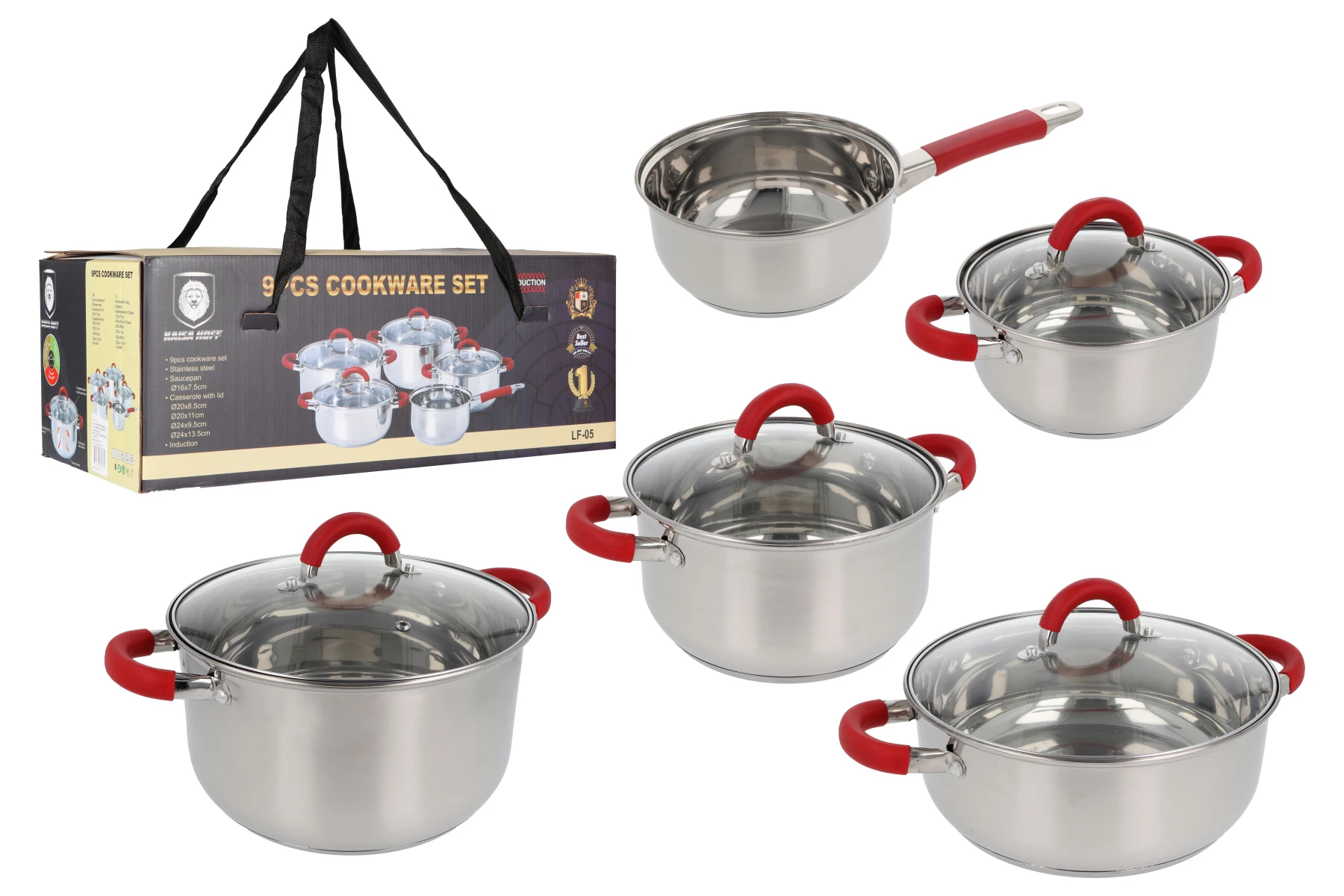 Set de Ollas 9 piezas 