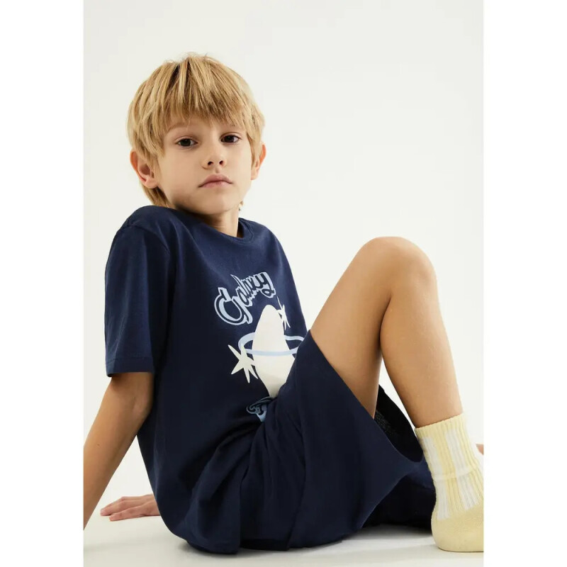 PIJAMA MM MASC AZUL ESCURO