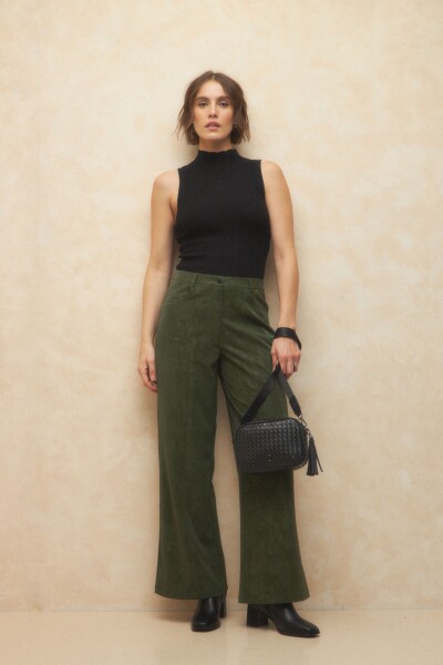 PANTALÓN MANDARIN Verde Oscuro