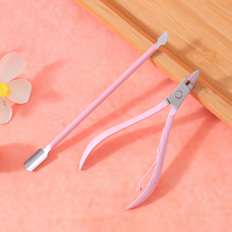 Set Removedor De Cutículas Y Esmalte - Rosa Set Removedor De Cutículas Y Esmalte - Rosa