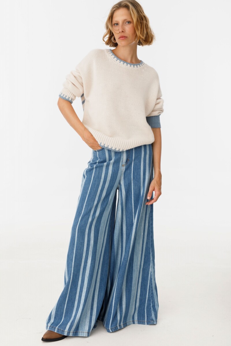 Jean Stripe Azul