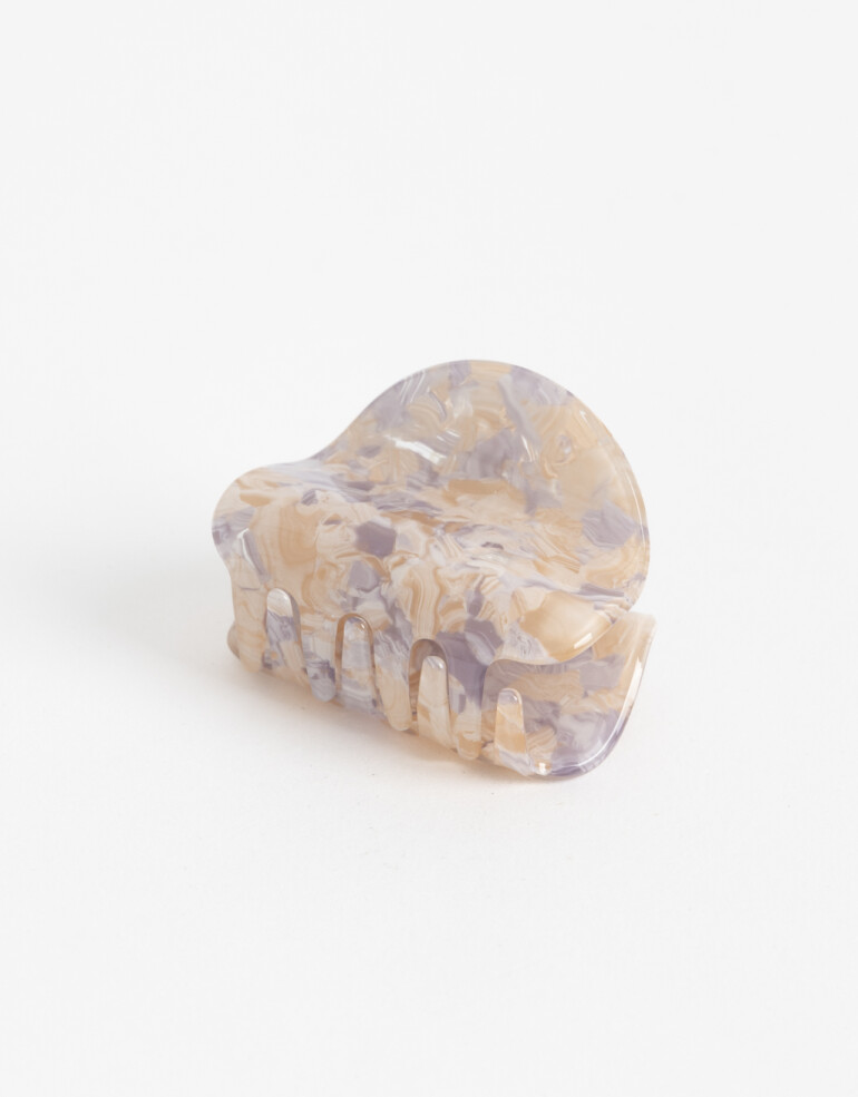 Broche Carey Broche Acrílico Ovalado - Combinacion Multicolor