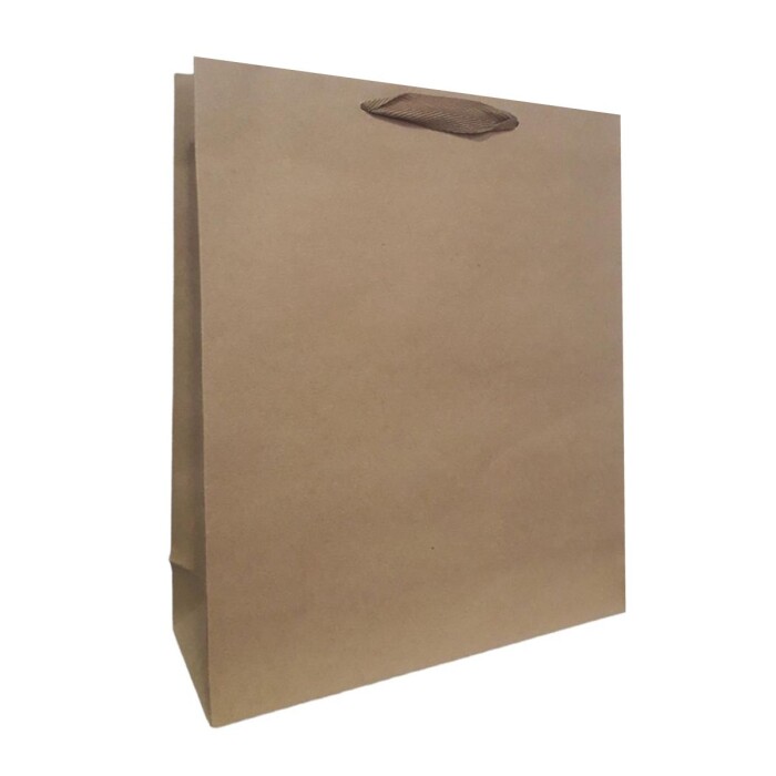 BOLSA DE REGALOS MADERA MEDIANO 32X28 UN única