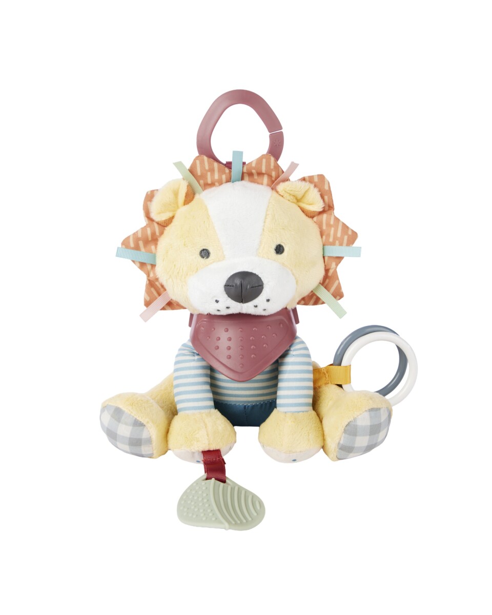 Peluche colgante multisensorial, diseño león 