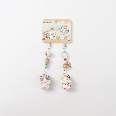 MINI COLGANTE PARA BOLSO SERIE GATOS VIBRANTES (PACK X2 / GATO CALICÓ Y RAGDOLL) MINI COLGANTE PARA BOLSO SERIE GATOS VIBRANTES (PACK X2 / GATO CALICÓ Y RAGDOLL)