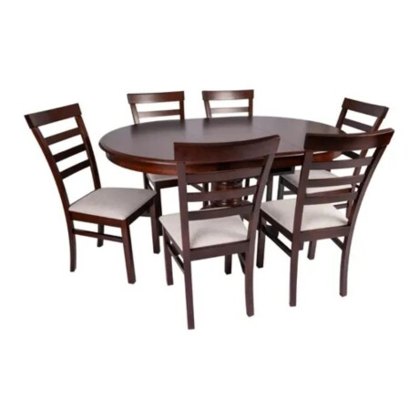 Juego de comedor 6 sillas Extensible Juego de comedor 6 sillas Extensible