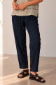 PANTALON LINO NET AZUL